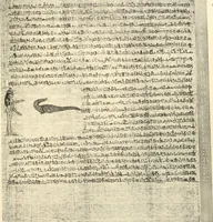 An illustration from Papyrus funéraires de la XXIe dynastie (1914)
