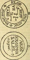 An illustration from Paracelsvs of the supreme mysteries of nature. : Of the spirits of the planets. of occult philosophy. The magical, sympathetical, and antipathetical cure of wounds and diseases. The mysteries of the twelve signs of the zodiack. (1656)