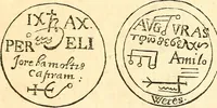 Picture 35 of 39 from Paracelsvs of the supreme mysteries of nature. : Of the spirits of the planets. of occult philosophy. The magical, sympathetical, and antipathetical cure of wounds and diseases. The mysteries of the twelve signs of the zodiack. (1656), leaf 172