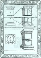 An illustration from Paradossi per pratticare la prospettiva senza saperla, fiori, per facilitare l'intelligenza, frvtti, per non operare alla cieca : cognitioni necessarie a pittori, scultori, architetti, ed à qualunque si diletta di disegno (1672)