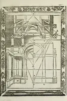 An illustration from Paradossi per pratticare la prospettiua senza saperla, fiori, per facilitare l'intelligenza, frutti, per non operare alla cieca : cognitioni necessarie à pittori, scultori, architetti, ed à qualunque si diletta di disegno (1683)