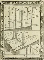 An illustration from Paradossi per pratticare la prospettiua senza saperla, fiori, per facilitare l'intelligenza, frutti, per non operare alla cieca : cognitioni necessarie à pittori, scultori, architetti, ed à qualunque si diletta di disegno (1683)