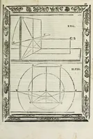 An illustration from Paradossi per pratticare la prospettiua senza saperla, fiori, per facilitare l'intelligenza, frutti, per non operare alla cieca : cognitioni necessarie à pittori, scultori, architetti, ed à qualunque si diletta di disegno (1683)