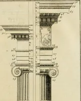 An illustration from Parallele de l'architecture antique avec la moderne : suivant les dix principaux auteurs qui ont écrit sur les cinq ordres (1766)