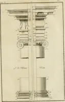 An illustration from Parallele de l'architecture antique avec la moderne : suivant les dix principaux auteurs qui ont écrit sur les cinq ordres (1766)