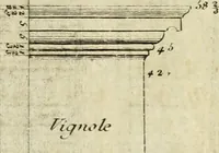An illustration from Parallele de l'architecture antique avec la moderne : suivant les dix principaux auteurs qui ont écrit sur les cinq ordres (1766)