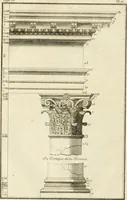 An illustration from Parallele de l'architecture antique avec la moderne : suivant les dix principaux auteurs qui ont écrit sur les cinq ordres (1766)