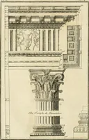 An illustration from Parallele de l'architecture antique avec la moderne : suivant les dix principaux auteurs qui ont écrit sur les cinq ordres (1766)