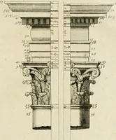 An illustration from Parallele de l'architecture antique avec la moderne : suivant les dix principaux auteurs qui ont écrit sur les cinq ordres (1766)
