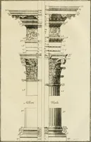 An illustration from Parallele de l'architecture antique avec la moderne : suivant les dix principaux auteurs qui ont écrit sur les cinq ordres (1766)