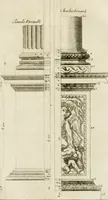 An illustration from Parallele de l'architecture antique avec la moderne : suivant les dix principaux auteurs qui ont écrit sur les cinq ordres (1766)