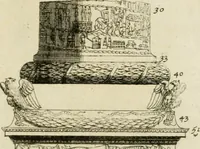 An illustration from Parallele de l'architecture antique avec la moderne : suivant les dix principaux auteurs qui ont écrit sur les cinq ordres (1766)