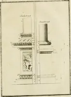 An illustration from Parallele de l'architecture antique avec la moderne : suivant les dix principaux auteurs qui ont écrit sur les cinq ordres (1766)