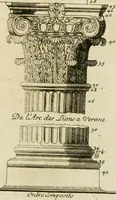 An illustration from Parallele de l'architecture antique avec la moderne : suivant les dix principaux auteurs qui ont écrit sur les cinq ordres (1766)