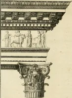 An illustration from Parallele de l'architecture antique avec la moderne : suivant les dix principaux auteurs qui ont écrit sur les cinq ordres (1766)