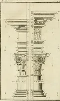 An illustration from Parallele de l'architecture antique avec la moderne : suivant les dix principaux auteurs qui ont écrit sur les cinq ordres (1766)