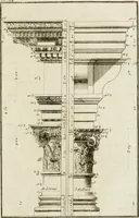 An illustration from Parallele de l'architecture antique avec la moderne : suivant les dix principaux auteurs qui ont écrit sur les cinq ordres (1766)