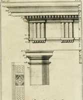 An illustration from Parallele de l'architecture antique avec la moderne : suivant les dix principaux auteurs qui ont écrit sur les cinq ordres (1766)