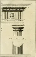 An illustration from Parallele de l'architecture antique avec la moderne : suivant les dix principaux auteurs qui ont écrit sur les cinq ordres (1766)