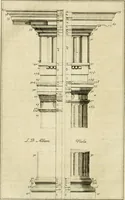An illustration from Parallele de l'architecture antique avec la moderne : suivant les dix principaux auteurs qui ont écrit sur les cinq ordres (1766)