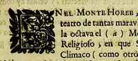Picture 8 of 31 from Paranynfo celeste : historia de la mystica zarza, milagrosa imagen, y prodigioso santuario de Aranzazu, de religiosos observantes de nuetro [sic] serafico padre San Francisco en la provincia de Guipuzcoa, de la region de Cantabria, (1690), leaf 155