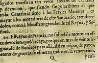 An illustration from Paranynfo celeste : historia de la mystica zarza, milagrosa imagen, y prodigioso santuario de Aranzazu, de religiosos observantes de nuetro [sic] serafico padre San Francisco en la provincia de Guipuzcoa, de la region de Cantabria, (1690)
