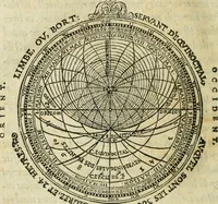 An illustration from Paraphrase de l'astrolabe, contenant Les principes de geometrie. La sphere. L'astrolabe, ou, declaration des choses celestes. Le miroir du monde, ou, exposition des parties de la terre (1546)