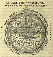Picture 3 of 7 from Paraphrase de l'astrolabe, : contenant les principes de geometrie. La sphere. L'astrolabe, ou, declaration des choses celestes. Le miroir du monde, ou, exposition des parties de la terre (1546), leaf 50