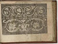 An illustration from Teatro della nobili et virtuose donne dove si rappresentano varii disegni di lavori novamente inventati, et disegnati da Elisabetta Catanea Parasole Romana (1620)