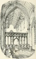 An illustration from Parish churches; being perspective views of English ecclesiastical structures: accompanied by plans drawn to a uniform scale, and letter-press descriptions (1851)