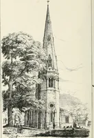 An illustration from Parish churches; being perspective views of English ecclesiastical structures: accompanied by plans drawn to a uniform scale, and letter-press descriptions (1851)