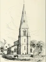 An illustration from Parish churches; being perspective views of English ecclesiastical structures: accompanied by plans drawn to a uniform scale, and letter-press descriptions (1851)