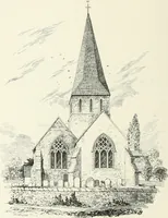 An illustration from Parish churches; being perspective views of English ecclesiastical structures: accompanied by plans drawn to a uniform scale, and letter-press descriptions (1851)