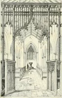An illustration from Parish churches; being perspective views of English ecclesiastical structures: accompanied by plans drawn to a uniform scale, and letter-press descriptions (1851)