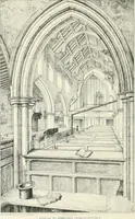 An illustration from Parish churches; being perspective views of English ecclesiastical structures: accompanied by plans drawn to a uniform scale, and letter-press descriptions (1851)