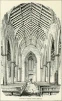 An illustration from Parish churches; being perspective views of English ecclesiastical structures: accompanied by plans drawn to a uniform scale, and letter-press descriptions (1851)