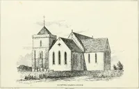 An illustration from Parish churches; being perspective views of English ecclesiastical structures: accompanied by plans drawn to a uniform scale, and letter-press descriptions (1851)