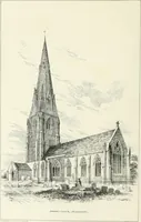 An illustration from Parish churches; being perspective views of English ecclesiastical structures: accompanied by plans drawn to a uniform scale, and letter-press descriptions (1851)