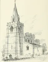 An illustration from Parish churches; being perspective views of English ecclesiastical structures: accompanied by plans drawn to a uniform scale, and letter-press descriptions (1851)