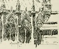 An illustration from Paris and its story, by T. Okey; illustrated by Katherine Kimball & O. F. M. Ward (1904)