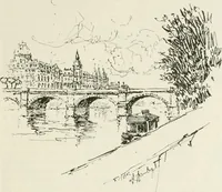 An illustration from Paris and its story, by T. Okey; illustrated by Katherine Kimball & O. F. M. Ward (1904)