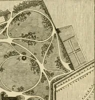 An illustration from The parks and gardens of Paris, considered in relation to the wants of other cities and of the public and private gardens; being notes on a study of Paris gardens (1878)