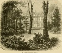 An illustration from The parks and gardens of Paris, considered in relation to the wants of other cities and of the public and private gardens; being notes on a study of Paris gardens (1878)