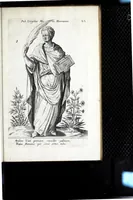 An illustration from Parnassus biceps : in cujus priore jugo musarum deorumque praesidum Hippocrenes : in altero deorum fatidicorum phoebadum, et vatum illustriorum qui priscis seculis oraculis, & praedictionibus claruerunt imagines proponuntur, & distichis latinis explicantur (1627)
