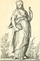 An illustration from Parnassvs cum imaginibus mvsarvm deorumq[ue] praesidum Hippocrenes : omnia depicta sunt, & distichis latinis illustrata (1601)