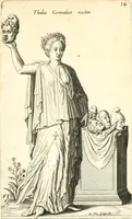 Picture 20 of 49 from Parnassvs cum imaginibus mvsarvm deorumq[ue] praesidum Hippocrenes : omnia depicta sunt, & distichis latinis illustrata (1601), leaf 52