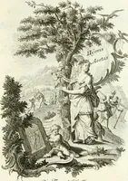 An illustration from Pars I. des berühmten italiänische[n] Ritters Caesaris Ripae, allerley Künsten und Wissenschafften dienlicher Sinnbildern und Gedancken : welchen jedesmahlen eine hierzu taugliche Historia oder Gleichnis beÿgefüget (1758)