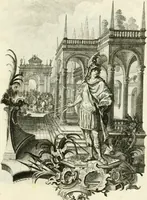 Picture 59 of 208 from Pars I. des berühmten italiänische[n] Ritters Caesaris Ripae, allerley Künsten und Wissenschafften dienlicher Sinnbildern und Gedancken : welchen jedesmahlen eine hierzu taugliche Historia oder Gleichnis beÿgefüget (1758), leaf 124