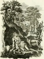 An illustration from Pars I. des berühmten italiänische[n] Ritters Caesaris Ripae, allerley Künsten und Wissenschafften dienlicher Sinnbildern und Gedancken : welchen jedesmahlen eine hierzu taugliche Historia oder Gleichnis beÿgefüget (1758)