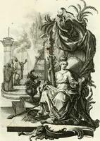 An illustration from Pars I. des berühmten italiänische[n] Ritters Caesaris Ripae, allerley Künsten und Wissenschafften dienlicher Sinnbildern und Gedancken : welchen jedesmahlen eine hierzu taugliche Historia oder Gleichnis beÿgefüget (1758)